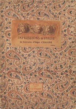 Chahine Edgar IMPRESSIONS D’ITALIE. 1906 Serie completa ed omogenea di 49...