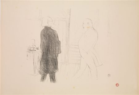 de Toulouse-Lautrec Henri ANTOINE ET GÈMIER DANS “UNE FAILLITE”. 1893...