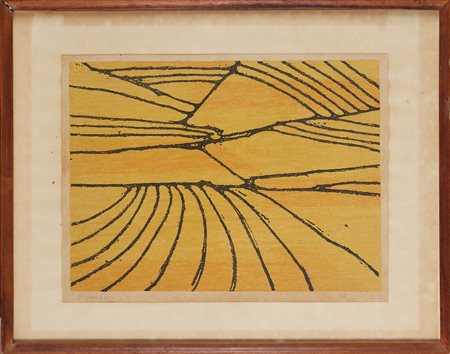 CASORATI FELICE (1883 - 1963) Senza titolo. Litografia. Cm 42,00 x 32,00....