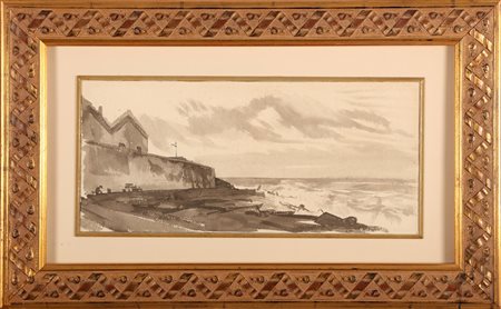 ANNIGONI PIETRO (1910 - 1988) Senza titolo. Tecnica mista su cartone. Cm...