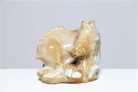 GARIBOLDI GIOVANNI (1908 - 1971) Senza titolo. 1940. Ceramica. Cm 23,00 x...