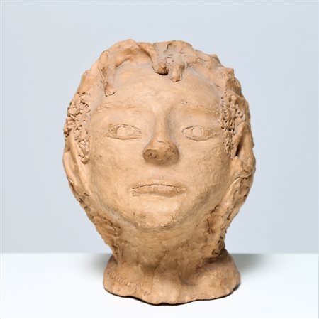PELLINI EROS (1909 - 1993) Testa. 1940. Terracotta. Cm 25,00 x 28,00 x 23,00....
