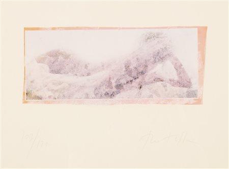 ROTELLA MIMMO (1918 - 2006) Senza titolo. Stampa Offset. Cm 28,50 x 12,00....