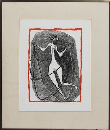 MINGUZZI LUCIANO (1911 - 2004) Senza titolo. Acquaforte. Cm 45,00 x 57,00....