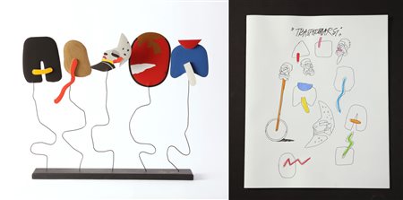 DE POLI FABIO (n. 1947) Clio parla alla luna; trasformarsi. 1990. -. . Lotto...