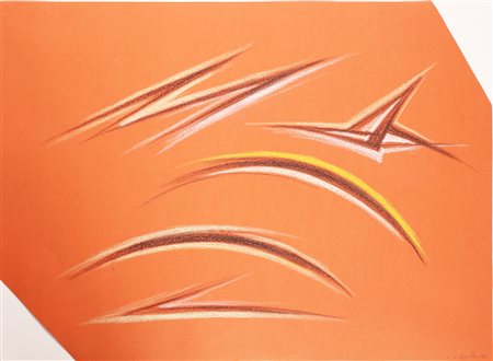 CAPPELLO CARMELO (1912 - 1996) Senza titolo. 1974. Tecnica mista su...