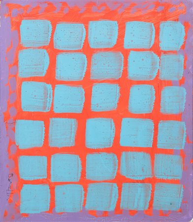 BORELLA ROCCO (1920 - 1994) Senza titolo. Tempera su carta. Cm 42,50 x 36,50....