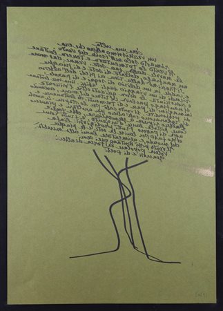 LAI MARIA (1919 - 2013) Senza titolo. Tecnica mista su carta. Cm 38,00 x...