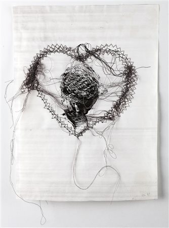 LAI MARIA (1919 - 2013) Senza titolo. 1979. Tecnica mista su carta. Cm 19,00...