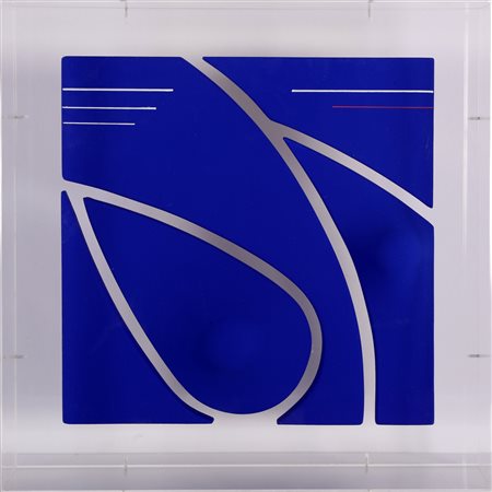 BASSANI ANDREA (n. 1954) Senza titolo. Acrilico su tela estroflessa. Cm 40,00...