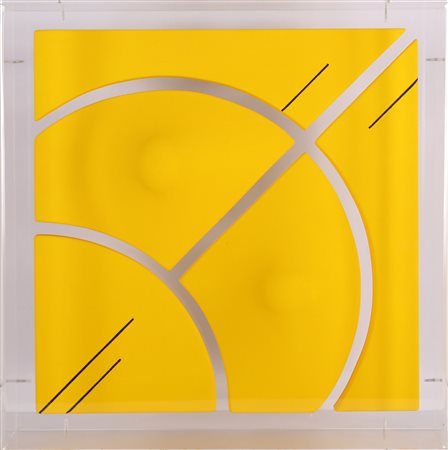 BASSANI ANDREA (n. 1954) Senza titolo. Acrilico su tela estroflessa. Cm 40,00...