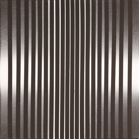 FINZI ENNIO (n. 1931) Luce vibrazione. Tecnica mista su tela. Cm 30,00 x...