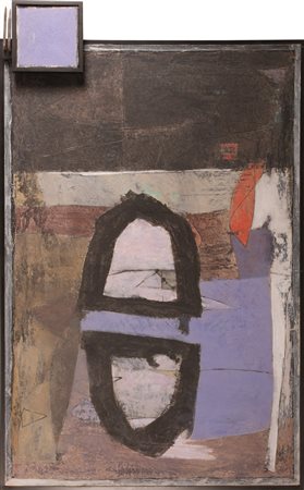 FORMENTI PRIMO (n. 1941) Rapporti. 1989. Tecnica mista su tela. Cm 165,00 x...