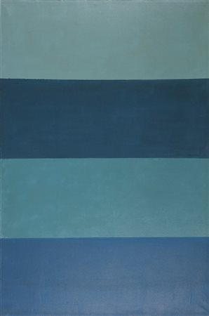 BORELLA ROCCO (1920 - 1994) Cromemi. 1965. Olio su tela . Cm 80,00 x 120,00....