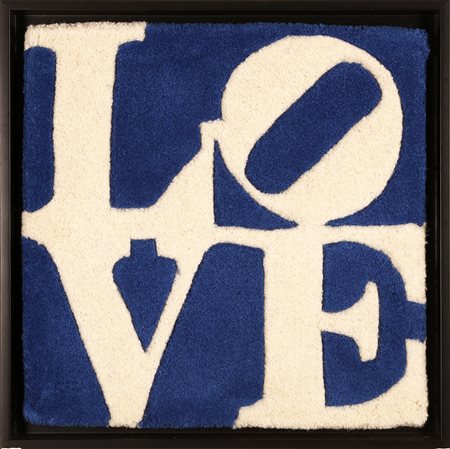 INDIANA ROBERT (n. 1928) 04 - Love. Tappeto. . N. 224. Al retro cartiglio...