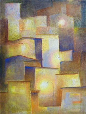 PEPPOLONI ALVARO (n. 1951) Senza titolo. 2018. Affresco su tavola. Cm 70,00 x...