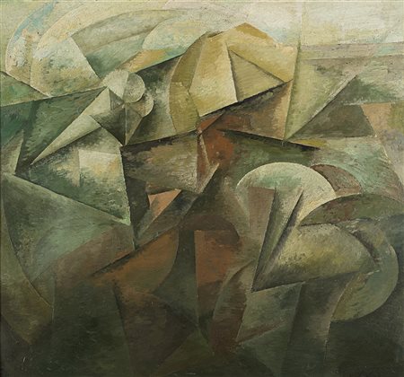 Roberto Marcello Baldessari (Innsbruck 1894 - Roma 1965)"Paesaggio dinamico"...