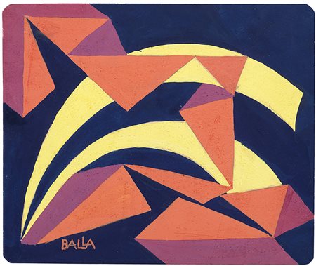 Giacomo Balla (Torino 1871 - Roma 1958)"Forme rumore" 1925 - 1930tempera su...