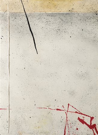 Giuseppe Santomaso (Venezia 1907 - 1990)"Messaggio" 1966olio e tecnica mista...