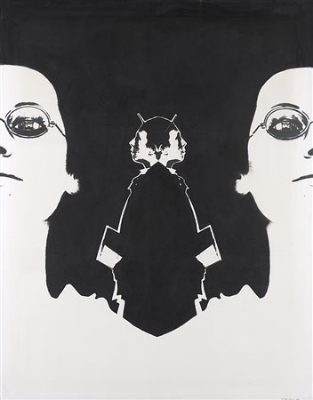 Aldo Tagliaferro (Legnano 1936 - Parma 2009)"Natura morta con donna + notte +...