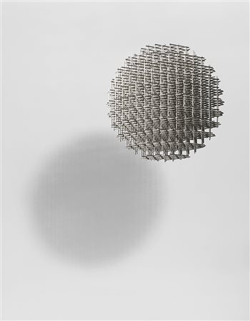 François Morellet (Cholet, Maine-et-Loire 1926 - 2016)"Sphère - Trames"...