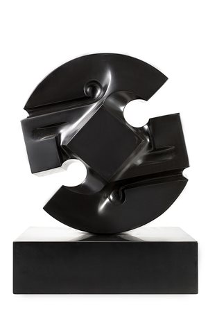 Giò Pomodoro (Orciano Di Pesaro 1930 - Milano 2002)"Sole e trave"...