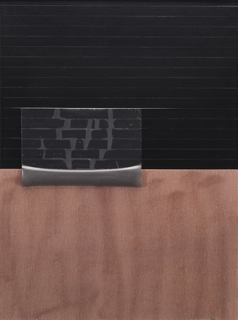 Carol Rama (Torino 1918 - 2015)"Luogo e segni" 1975assemblage di nastro...