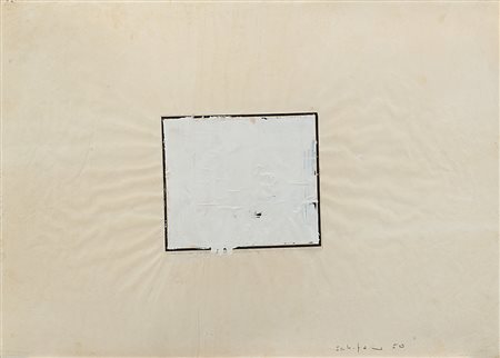 Mario Schifano (Homs 1934 - Roma 1998)"Senza titolo" 1960smalto, matita e...