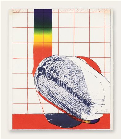 ARICO' RODOLFO Milano 1930- 2002 "Senza titolo" 1966 30x25 litografia es.:...