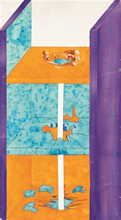 BRESCIANI PAOLO Napoli 1961 "Senza titolo" Opera composta da n. 3 pannelli di...