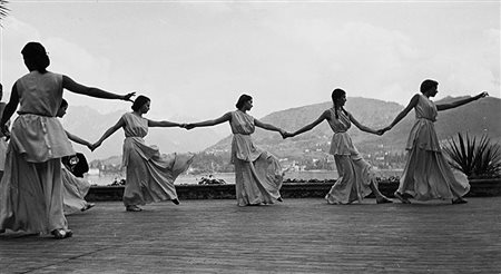 Bruno Stefani (1901 - 1976) Villa Carlotta, Como, anni 1940 Stampa vintage...