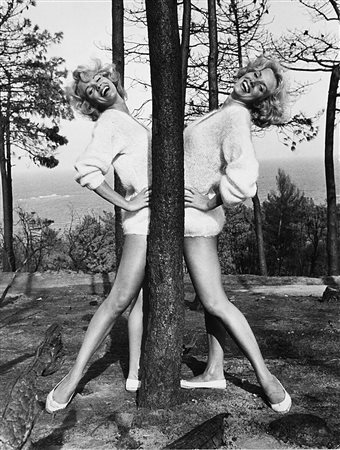 Gerard Decaux (XX sec.) Le gemelle Kessler, anni 1950 Stampa vintage alla...