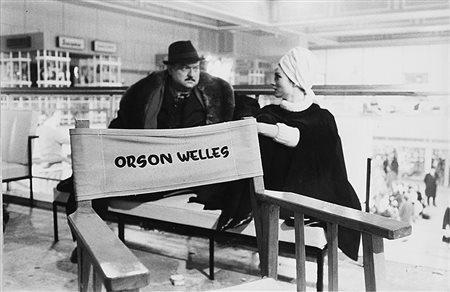 Pierluigi Praturlon (1924 - 1999) Orson Welles e Elsa Martinelli...