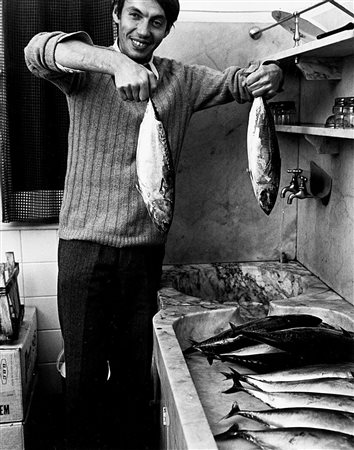 Agenzia Leone (XX sec.) Fabrizio De Andr, anni 1970 Stampa vintage alla...