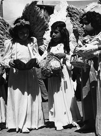 Harold Miller Null (1916 - 1996) Per (Processione), anni 1960 Stampa vintage...