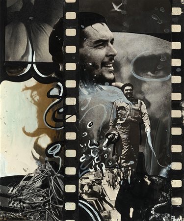 Elio Mariani (1943) Senza titolo, anni 1970 Tecnica mista, collage di stampa...