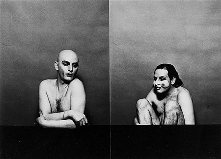 Urs Luthi (1947) Senza titolo (Autoritratto), 1977 Stampa vintage alla...