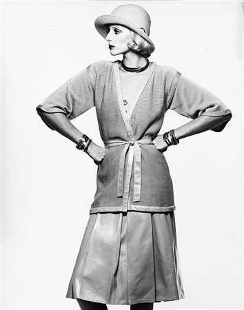 Bob Krieger (1936) Moda, Palazzo Pitti, 1974 Stampa vintage alla gelatina ai...