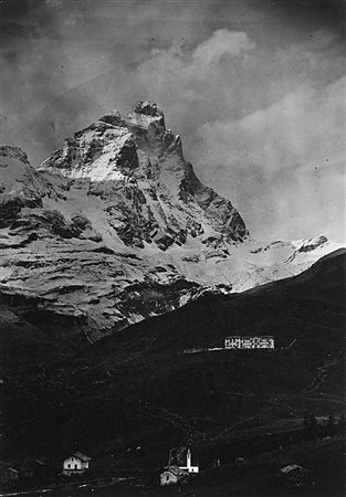 Guido Rey (1861 - 1935) Cervino, 1925 Stampa vintage alla gelatina ai sali...