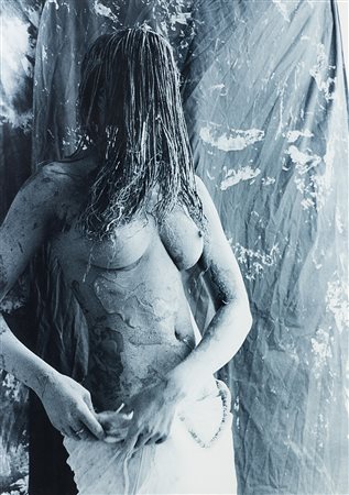 Ousmane Ndiaye Dago (1951) Femme terre, 1998-1999 Stampa vintage cibachrome...