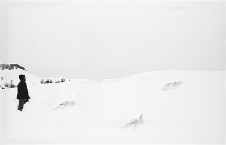 Abbas Gharib (1942) Snow White and young boy, 2012 Stampa digitale su tela cm...