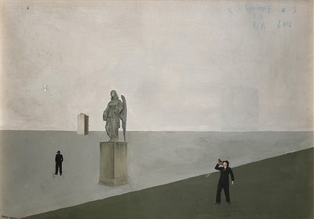 Paolo Ventura (1968) Il confine nr. 3, 2013 Tecnica mista (collage...