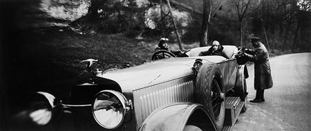 Jacques-Henri Lartigue (1894 - 1986) La Route d'Houlgate, Bibi with Mamie and...