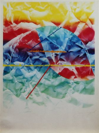 James Rosenquist (Grand Forks 1933 - New York 2017) L’olfatto Dim. 30X23,5...