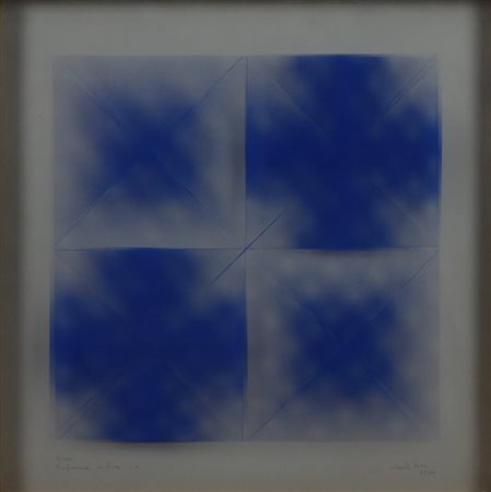 Alberto Biasi (Padova 1937) Trasparenza cinetica 1970 Dim48x47,5 Serigrafia...