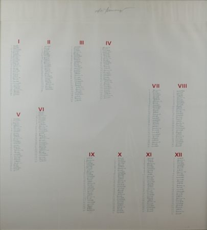 Mimmo Germanà (Catania 1944 - Busto Arsizio 1992) Senza Titolo Dim. 80X70...