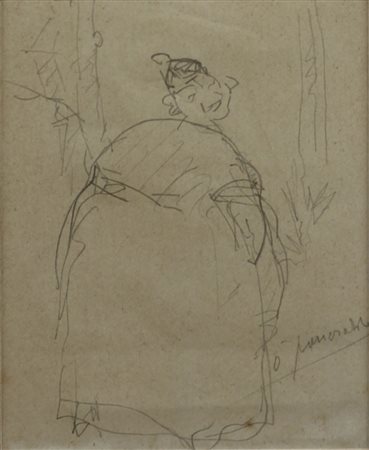 Lorenzo Viani (Viareggio 1882 - Lido di Ostia 1936) Donna di Torre del Lago...