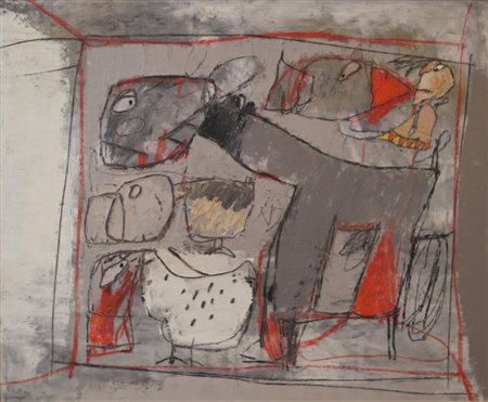 Gianfranco Asveri (Fiorenzuola d'Arda 1948) Incontro senza motivi 1998...