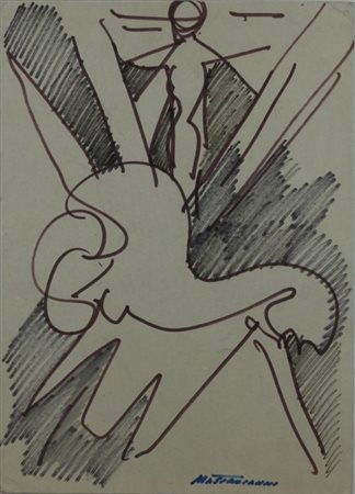 Umberto Mastroianni (Fontana Liri 1910 - Milano 1998) Gheb e Nut I 1990...