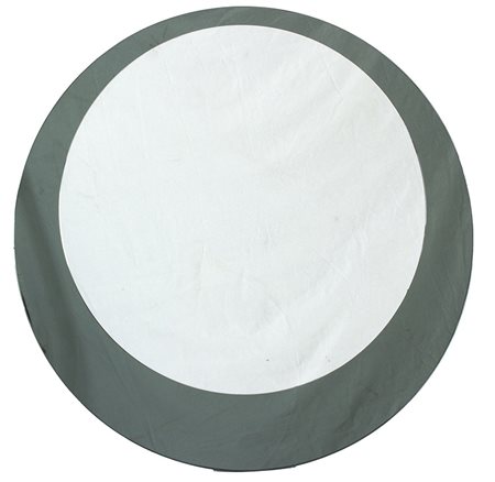 FONTANA ARTE (nello stile di) Specchiera tonda, Anni ‘70 Vetro, 69 x 69 cm